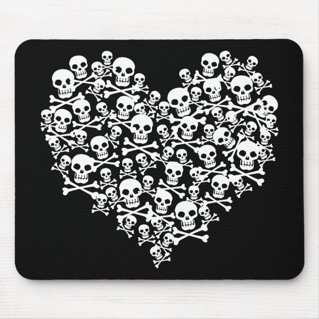 Alfombrilla De Ratón Skull Heart (Frente)
