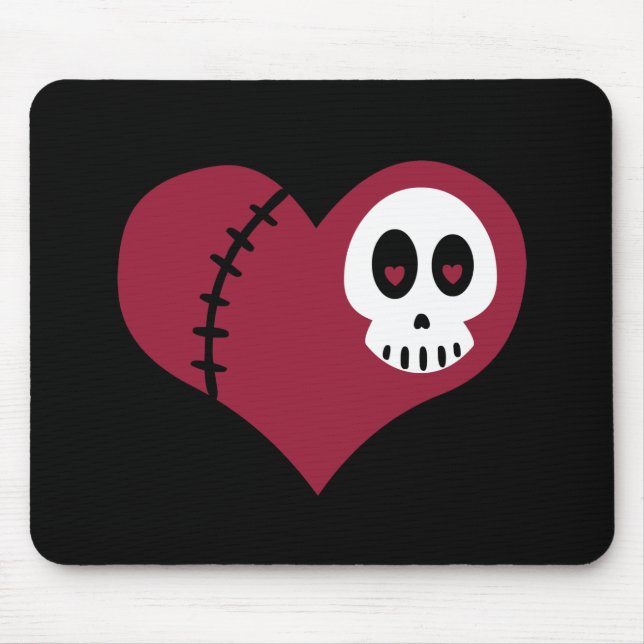 Alfombrilla De Ratón Skull Heart (Frente)
