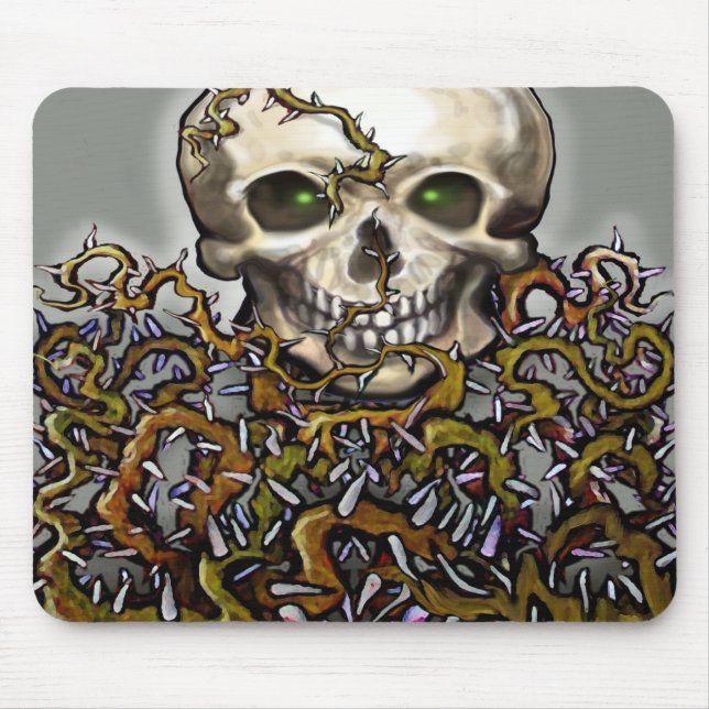 Alfombrilla De Ratón Skull-n-Thorns (Frente)