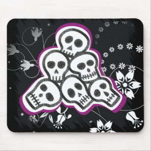 Alfombrilla De Ratón Skulls Halloween Mousepads