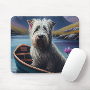 Alfombrilla De Ratón Skye Terrier en una paleta: Una aventura escénica