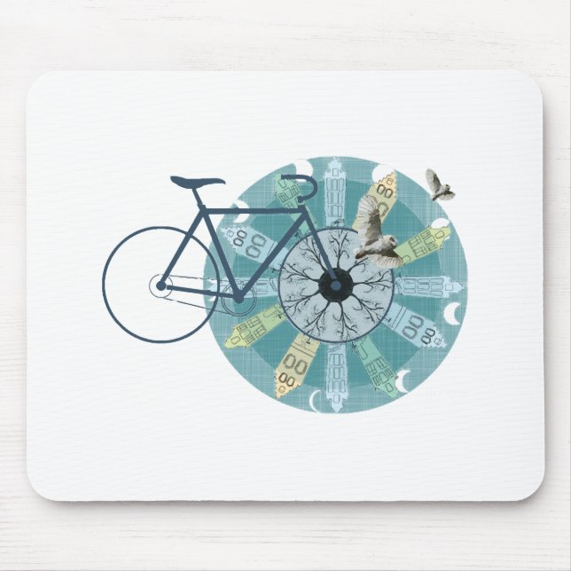 Alfombrilla De Ratón Skyline de Ámsterdam (Frente)