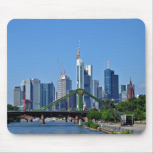 Alfombrilla De Ratón Skyline de Frankfurt
