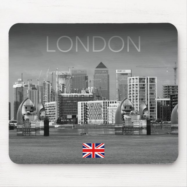 Alfombrilla De Ratón Skyline de Londres (Frente)