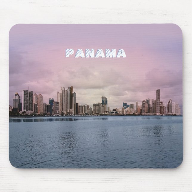 Alfombrilla De Ratón Skyline de Panamá (Frente)
