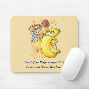 Alfombrilla De Ratón Slam Dunk Banana 🍌 de Básquetbol de Energía Fruit