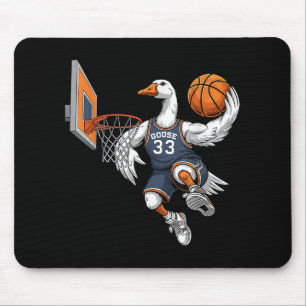 Alfombrilla De Ratón Slam Dunk, jugador de baloncesto de Goose, amante