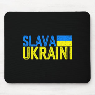 Alfombrilla De Ratón Slava Ukraini Colores de la Bandera de Ucrania Dis