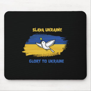 Alfombrilla De Ratón Slava Ukraini Gloria a Ucrania Bandera de Ucrania 