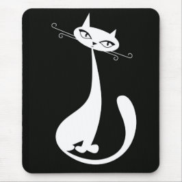 Alfombrilla De Ratón Sleek Cat Design Mousepad