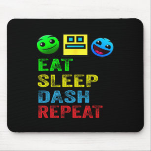 Alfombrilla De Ratón Sleep Dash Repetir videojuego Geometry Video Gamer