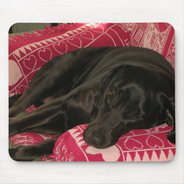 Alfombrilla De Ratón Sleepy Dog Mousepad (Frente)