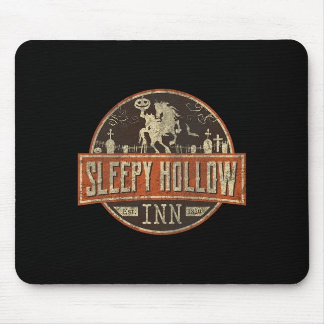 Alfombrilla De Ratón Sleepy Hollow Alloween Horseman (Frente)