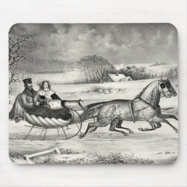 Alfombrilla De Ratón Sleigh Ride mousepad (Frente)