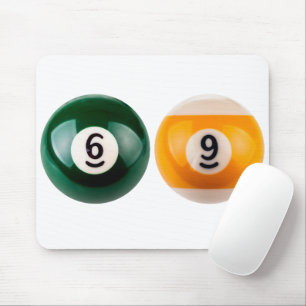 Alfombrilla De Ratón SlipperyJoe 69 mesa de billar dos bolas de billar