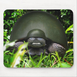 Alfombrilla De Ratón Slow Commando - Tortuga de cascos militares