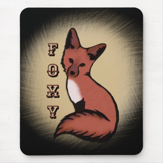 Alfombrilla De Ratón Sly Red Foxy Fox (Frente)