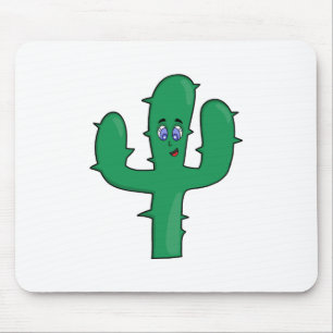 Alfombrilla De Ratón Smiling Cactus