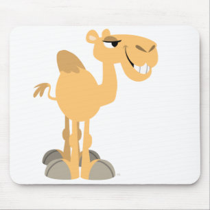 Alfombrilla De Ratón Smiling Cartoon Camel Mousepad