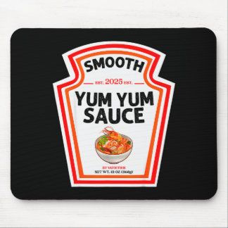 Alfombrilla De Ratón Smooth Yum Yum Sauce Condiment Costume Matching 