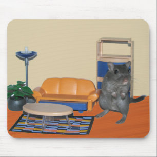 Alfombrilla De Ratón Smurf el Gerbil Mousepad