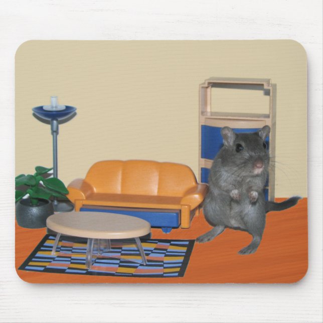 Alfombrilla De Ratón Smurf el Gerbil Mousepad (Frente)