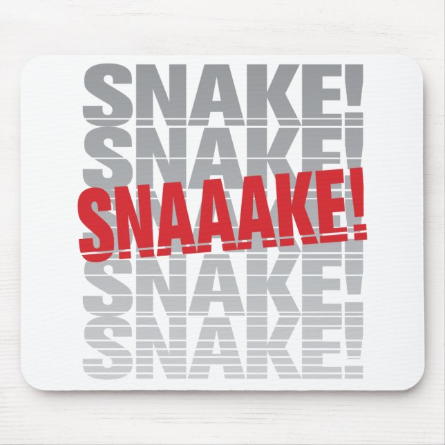 Alfombrilla De Ratón ¡Snaake! Mousepad (Frente)