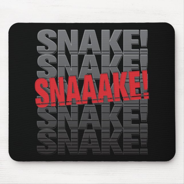 Alfombrilla De Ratón ¡Snaake! Mousepad (Frente)