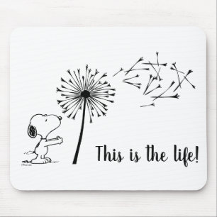 Alfombrilla De Ratón Snoopy con Dandelion