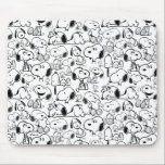 Alfombrilla De Ratón Snoopy Smile Giggle Lauggle Pattern<br><div class="desc">Echa un vistazo a este diseño super lindo con varias poses divertidas de Snoopy.</div>