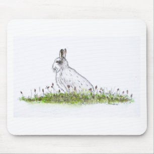 Alfombrilla De Ratón Snow Hare