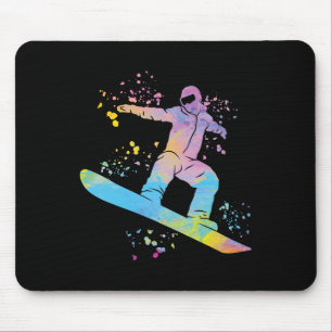 Alfombrilla De Ratón Snowboard Colorful Snowboard 4