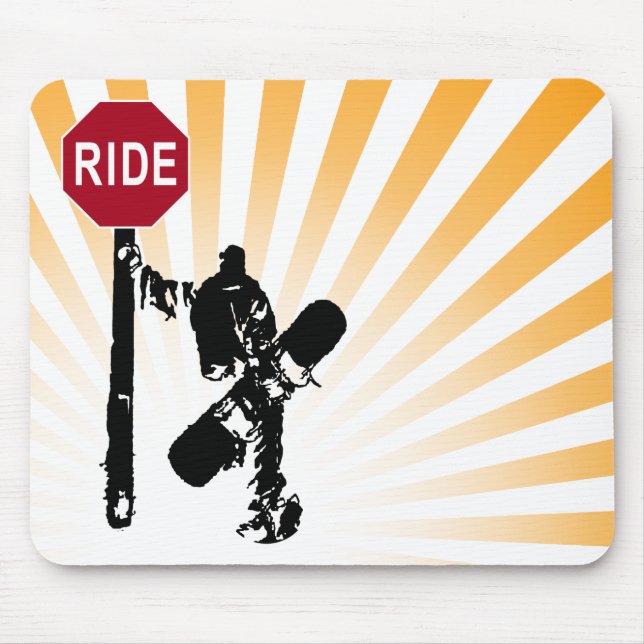 Alfombrilla De Ratón snowboard.. ¿direcciones? (Frente)