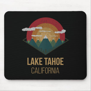 Alfombrilla De Ratón Snowboard Lake Tahoe California Winter Mountain Gi