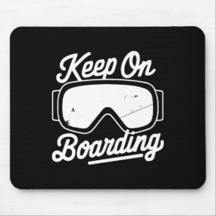 Alfombrilla De Ratón Snowboard Lover Humor Design Funny Snowboard