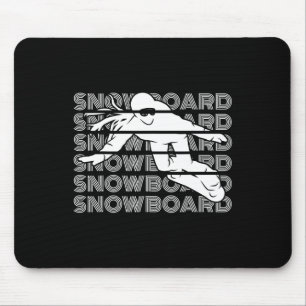 Alfombrilla De Ratón Snowboard Mujeres Snowboard Snowboarder