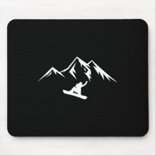 Alfombrilla De Ratón Snowboard Shirt Snow Mountain Snowboard