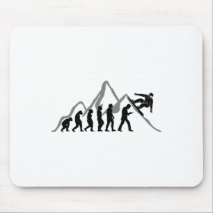 Alfombrilla De Ratón Snowboard Snowboard Evolución Snowboard Snowboard