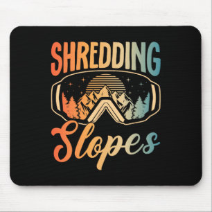 Alfombrilla De Ratón Snowboard Snowboard Snowboard Outfit Shredopes Sno