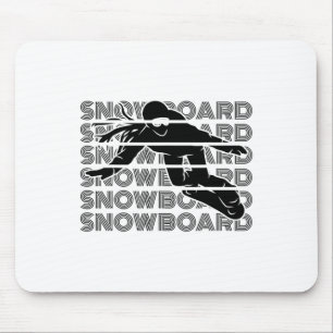 Alfombrilla De Ratón Snowboard Snowboard Snowboard Snowboard 1