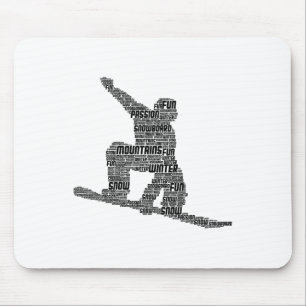 Alfombrilla De Ratón Snowboard Snowboarder Snowboard