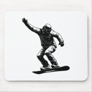 Alfombrilla De Ratón Snowboarding Streetwear Graphics Snowboard Art