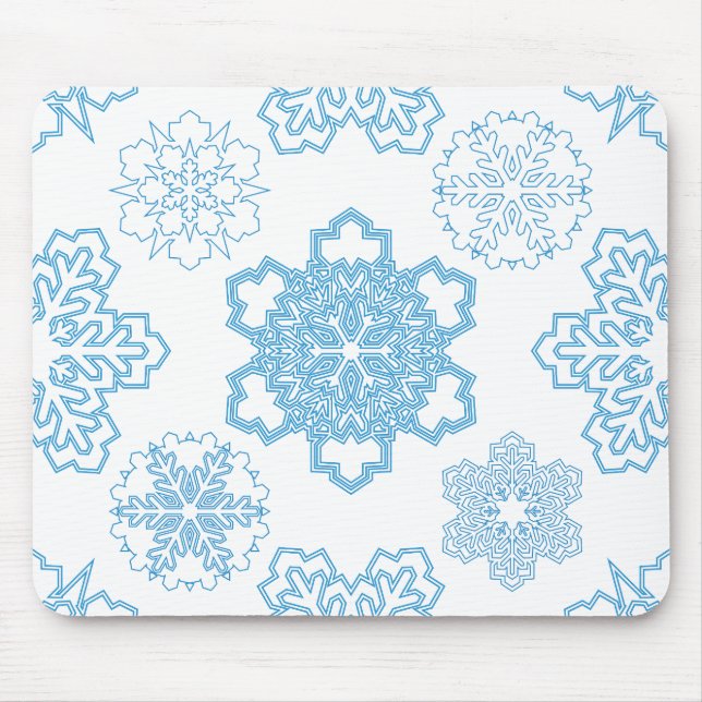 Alfombrilla De Ratón Snowflake (Frente)