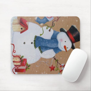 Alfombrilla De Ratón Snowman