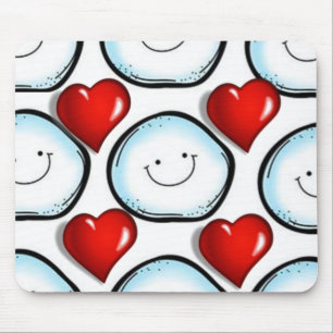 Alfombrilla De Ratón Snowman Mouse Pad