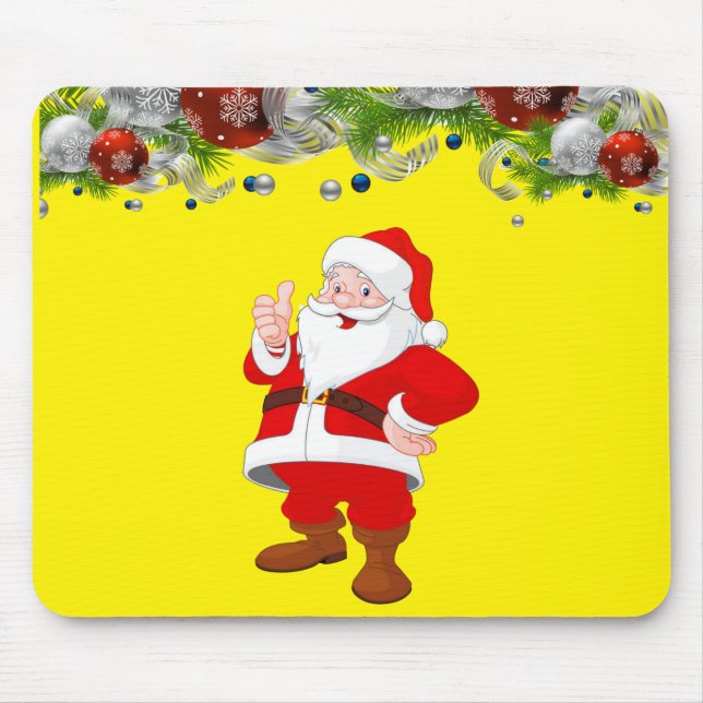 Alfombrilla De Ratón Snowman Mouse Pad (Frente)