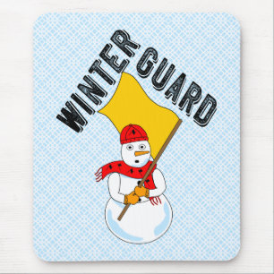 Alfombrilla De Ratón Snowman Winter Guard Mouse Pad