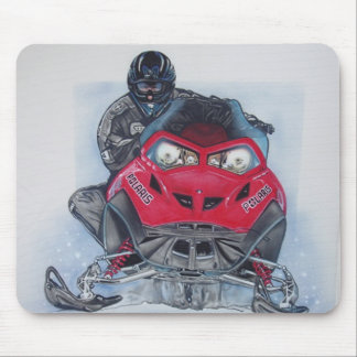 Alfombrilla De Ratón Snowmobiler Mousepad