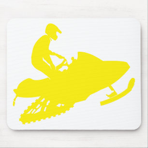 Alfombrilla De Ratón Snowmobiler/sledder