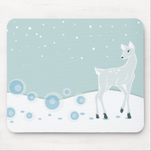 Alfombrilla De Ratón Snowy Deer